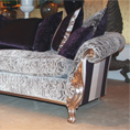 Duresta Wolfgang grey purple velvet